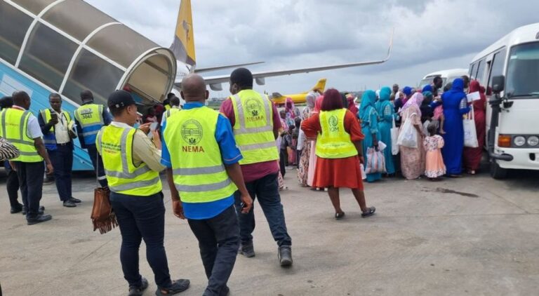NEMA-received-153-Nigerian-returnees-from-Chad-in-Lagos-state-